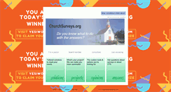 Desktop Screenshot of churchsurveys.org